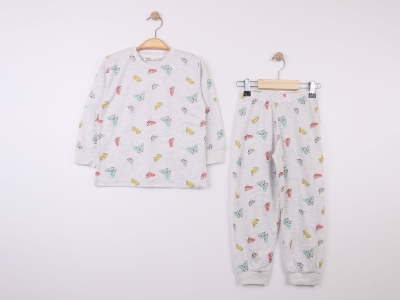 Desenli Kız Pijama Takım