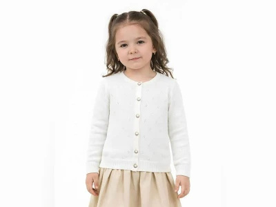 Toptan ÇITIR KİDS Desenli Kız Triko Hırka Model-2 - Beniz Bebe