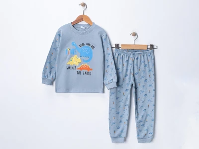Dino Baskılı Erkek Pijama Takım