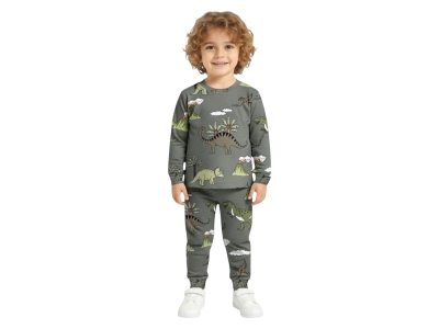 Dino Desenli Erkek Pijama Takım
