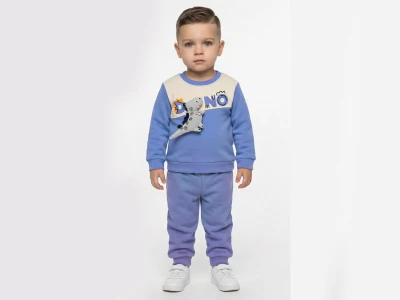Toptan KARACON Dino Nakışlı Erkek Takım - Toptan Çocuk Giyim Beniz Kids