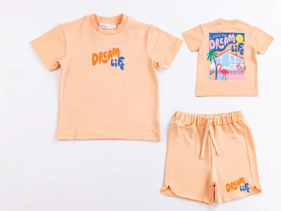 Dream Life Baskılı Kız Bebe Takım