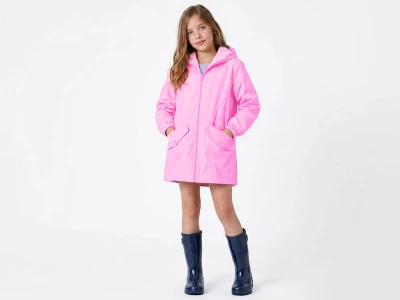 Toptan CRİSPY Düğmeli Cepli Kız Takım  PEMBE - Beniz Bebe