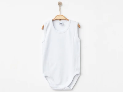 Düz Askılı Unisex Çıtçıtlı Badi