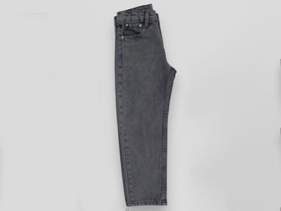 Toptan SLM Düz Baggy Erkek Kot Pantolon Smoked - Beniz Bebe