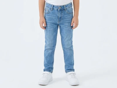 Toptan NAWİ Düz Erkek Çocuk Kot Pantolon - Toptan Çocuk Giyim Beniz Kids