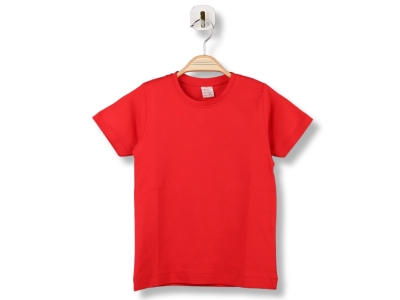 Düz Kısa Kollu Unisex Tişört