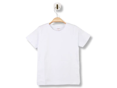 Düz Kısa Kollu Unisex Tişört