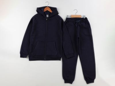 Toptan NİCKEL Düz Unisex Okul Takım 3 İp Şardonlu - Toptan Çocuk Giyim Beniz Kids