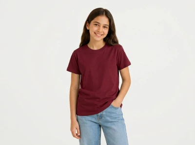 Toptan LOLLİCO KİDS Düz Unisex Tişört - Toptan Çocuk Giyim Beniz Kids