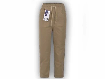 Likralı Beli Lastikli Erkek Pamuklu Okul Pantolon