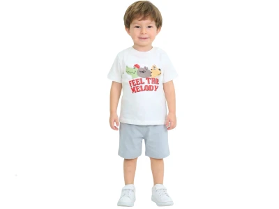 Feel Baskılı Bebe Erekek Takım