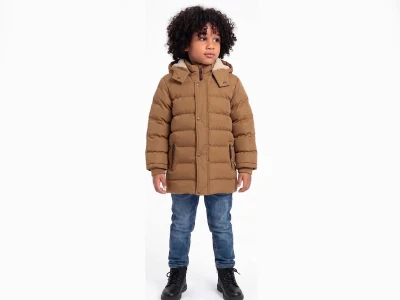 Toptan KEREM TEKSTİL (BOSS) Fermuarlu Cepli Kapşonlu Erkek Mont  - Toptan Çocuk Giyim Beniz Kids