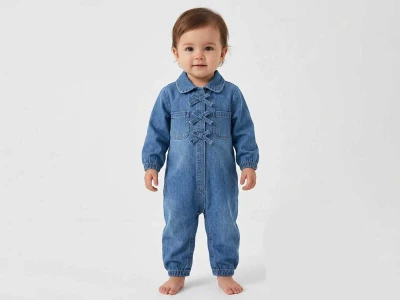Fiyonklu Kız Bebe Tulum 