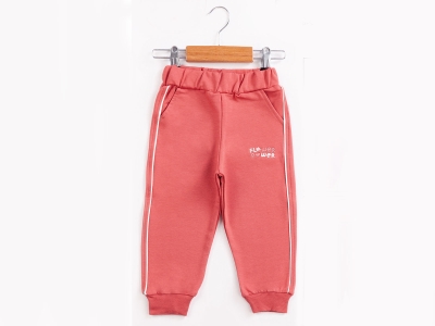 Flower Nakışlı Kız Tek Alt