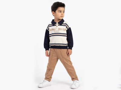 Toptan VOVİDO Football Baskılı Erkek Takım - Toptan Çocuk Giyim Beniz Kids