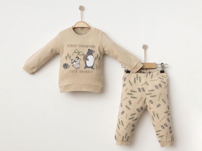 Forest Baskılı Erkek Bebe Takım