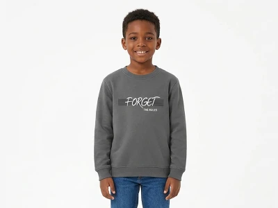Toptan TANEM KİDS Forget Baskılı Şardonlu 3 İp Erkek Çocuk Sweat - Toptan Çocuk Giyim Beniz Kids