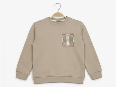 Toptan TANEM KİDS Forward Baskılı Şardonlu 3 İp Erkek Sweat - Toptan Çocuk Giyim Beniz Kids