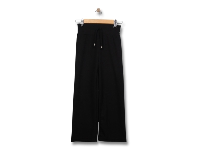 Toptan LANGA Geniş Paça Kız Tayt Black - Beniz Bebe