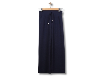 Toptan LANGA Geniş Paça Kız Tayt Navy blue - Beniz Bebe