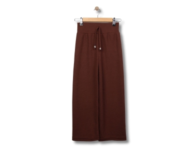 Toptan LANGA Geniş Paça Kız Tayt Burgundy - Beniz Bebe