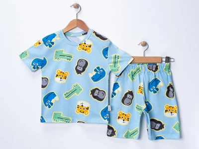 Goril Desenli Erkek Pijama Takım