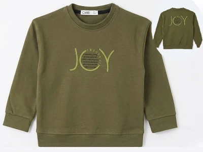 Joy Baskılı Erkek Sweat 