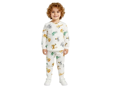Kaplan Desenli Erkek Pijama Takım