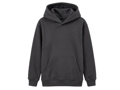 Toptan MARS Kapşonlu Şardonlu 3 İp Unisex Okul Sweat FÜME - Beniz Bebe