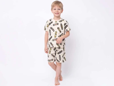Kaykay Desenli Erkek Pijama Takım 