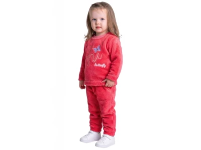 Toptan LİZARD Kelebek Nakışlı Well Soft Peluş Kız Takım  NARÇİÇEĞİ - Beniz Bebe