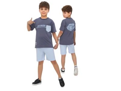 Kids Design Baskılı Erkek Takım