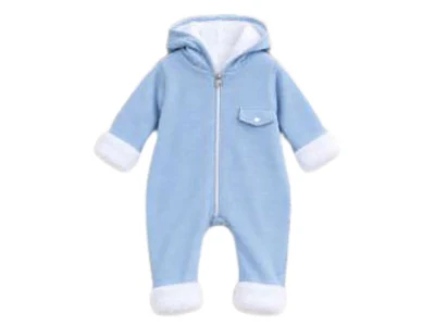 Toptan BRAVA Kışlık Bebek Tulum MAVİ - Beniz Bebe