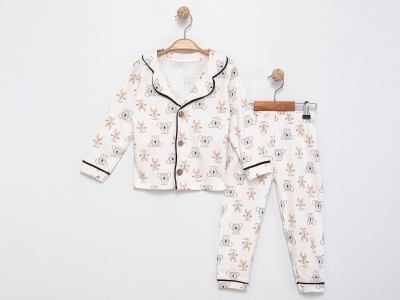 Koala Desenli Erkek Pijama Takım