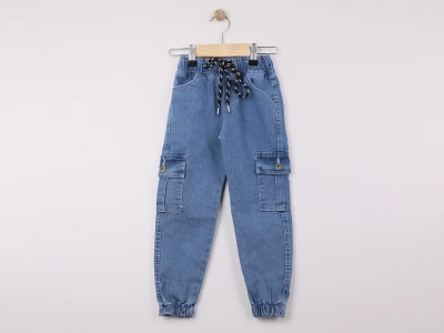 Toptan NAWİ Komando Cepli Erkek Kot Pantolon - Toptan Çocuk Giyim Beniz Kids