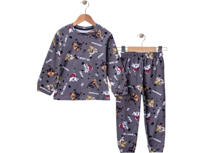 Köpek  Desenli Erkek Pijama Takım