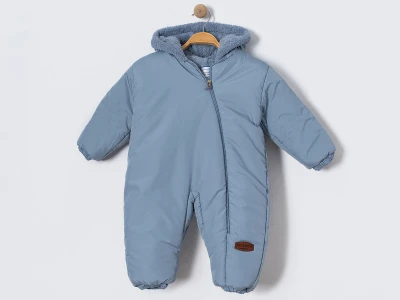 Toptan CRİSPY Kozmonot Fermuarlı Şapkalı Bebek Mont - Toptan Çocuk Giyim Beniz Kids