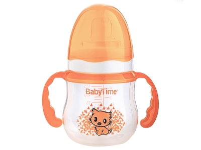 Toptan BABY TİME Kulplu Damla Akıtmaz Alıştırma Bardağı - Toptan Çocuk Giyim Beniz Kids