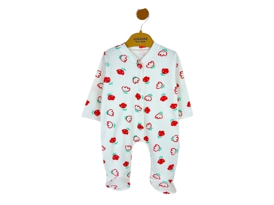 Lale Desenli Kız Pijama Takım