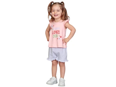 Loves Baskılı Kız Takım