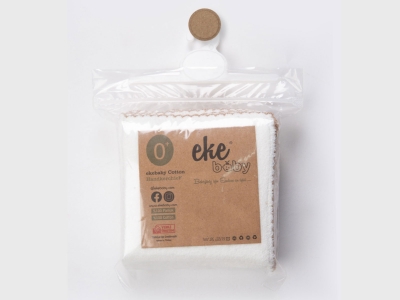 Lüks Organik Unisex 10lu Ağız Mendili 28x28 cm