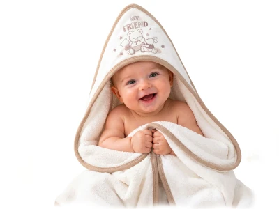 Toptan EKE BABY My Friend Detay Bebek Havlu - Toptan Çocuk Giyim Beniz Kids
