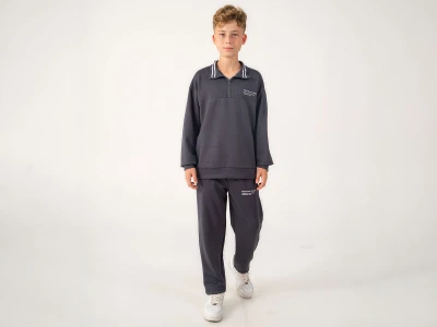 Toptan RUHAT KİDS Never Baskılı Oysho Erkek Takım - Toptan Çocuk Giyim Beniz Kids