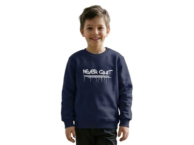 Toptan TANEM KİDS Never Quit Baskılı Şardonlu 3 İp Erkek Çocuk Takım - Toptan Çocuk Giyim Beniz Kids