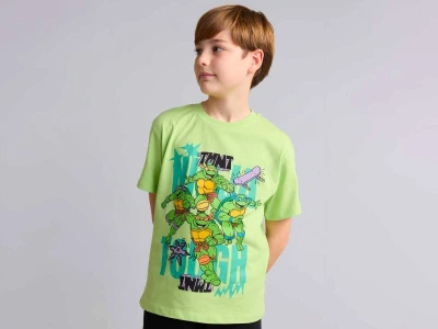 Ninja Kaplumbağalar Desenli Erkek Tişört 