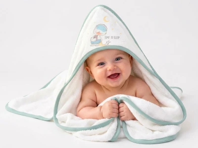 Toptan EKE BABY Ördek Detay Bebek Havlu Model-10 - Beniz Bebe