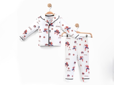 Örümcek Desenli Erkek Pijama Takım