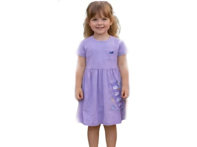 Oyuncak Bebek Baskılı Elbise