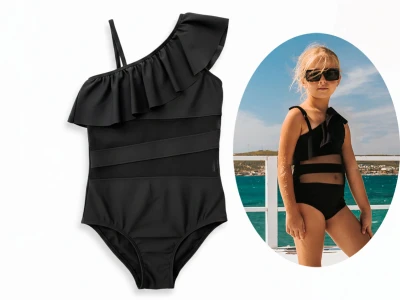 Parçalı Kız Mayo